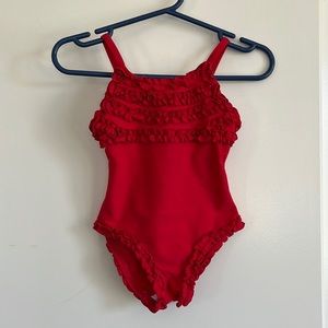 Joe Fresh ruffle one piece bathing suit size 3-6m